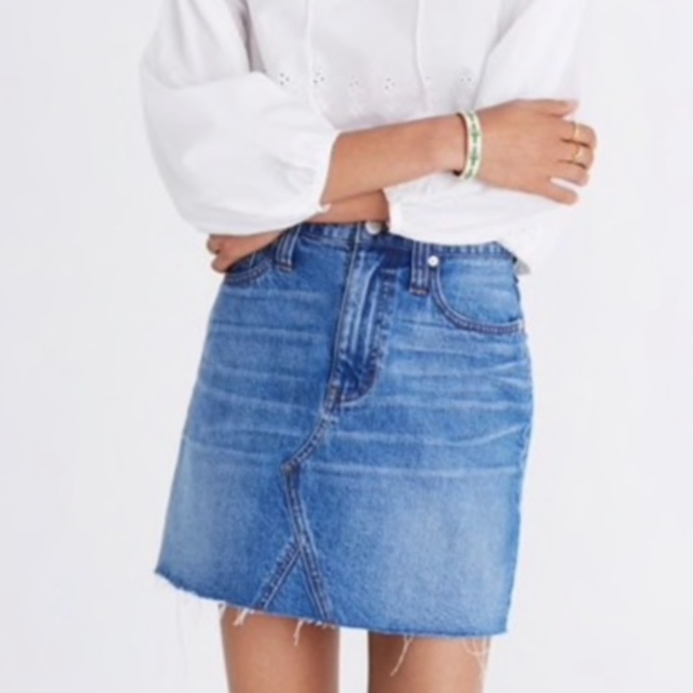 NWT Madewell | Denim Frisch Mini Skirt size 25